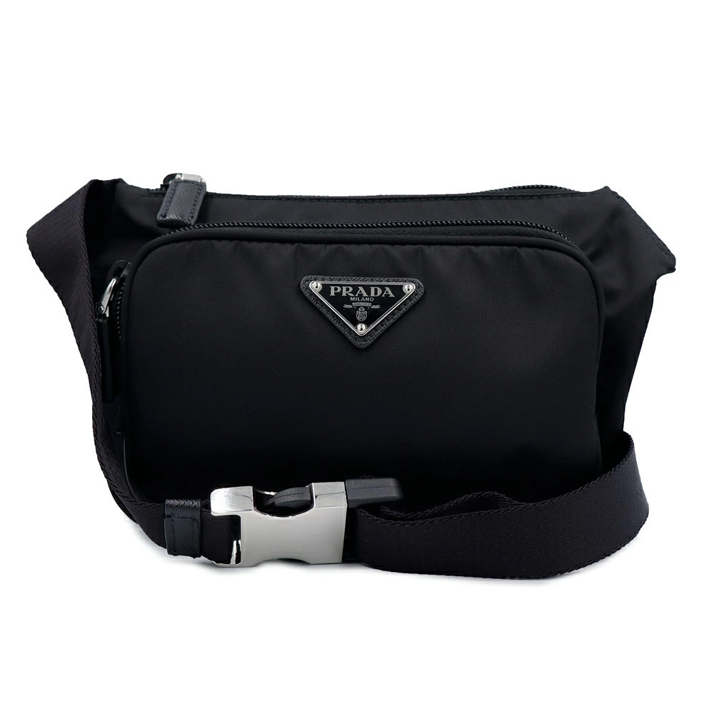 Prada Re Saffiano Leather Nero Black Shoulder Bag Crossbody
